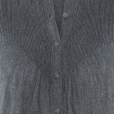 Ripple Cardigan charcoal detail