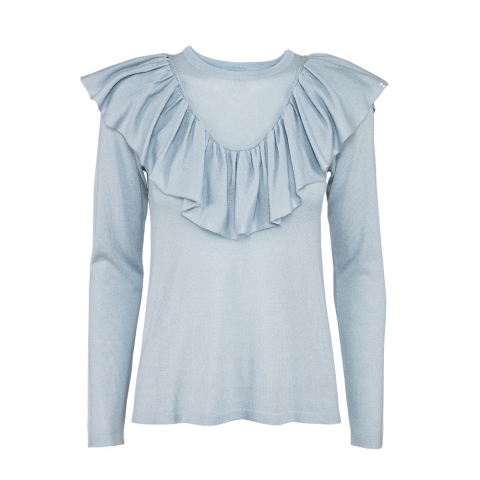 FRILL BLOUSE – ICE